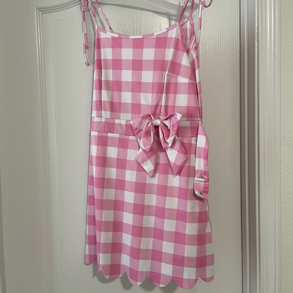 Barbie romper and hat gingham costume